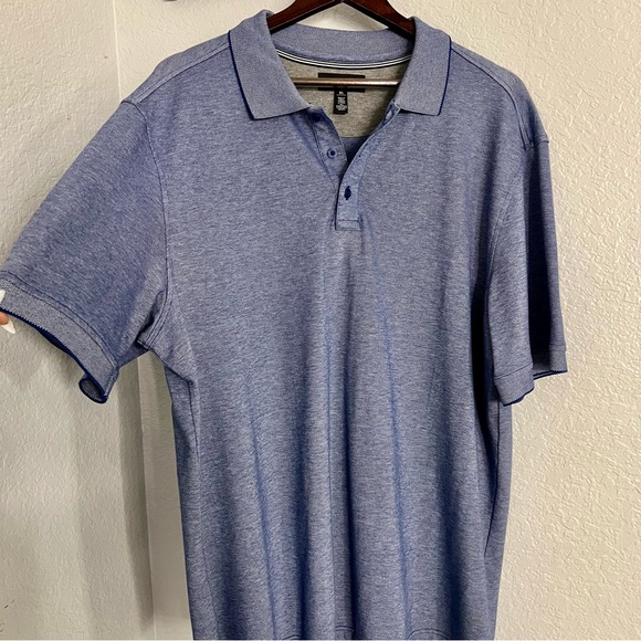 Nordstrom Mens Shop Baby Blue Blue Polo - Picture 6 of 11